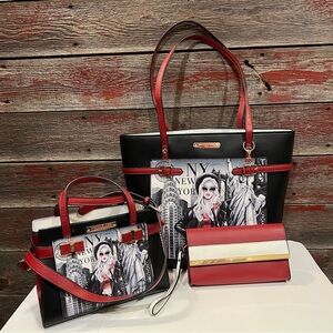 NICOLE LEE - LIFE IN NEW YORK - THREE PIECE SET. EXCELLENT CONDITION